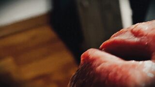 Sleepy cock gets masturbated and cumshot - 5 image