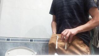 Tremendous jerk off by a skinny young boy!