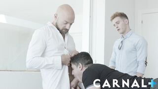 Staghomme - Sexy Mafia Bastian Karim deepthroats horny beefy DILF - 5 image