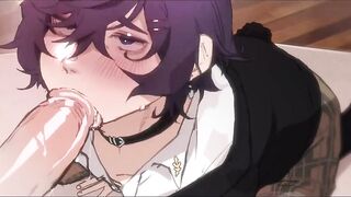 Cute twink giving a blowjob - 1 image