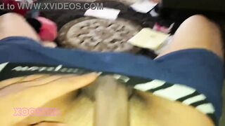 Watch this hot babe get off on getting pounded in bed