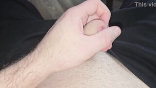 Stockinged babe edges her way to the edge of stamina with Stroking on a Big Dick