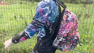 A guy's massive cock plows a young babe without protection in a filthy abandoned room - 3 image