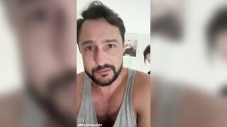 Kinky twink and daddy share a hot load