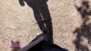 Watch this cute twink cum hard while flashing her body