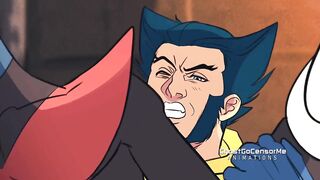 Blue twink gets pounded hard by Wolwerine's massive rod