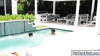 Watch this Latino twink take on Jay Stryker's massive rod and ride it like a pro!