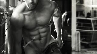 Intense twink scene with a hard cock to match