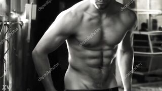 Intense twink scene with a hard cock to match