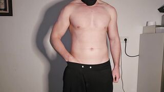 Watch as a hung stud strokes his massive giant cock on camera with pleasure