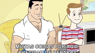 Orgy at Home with Gay Twinks