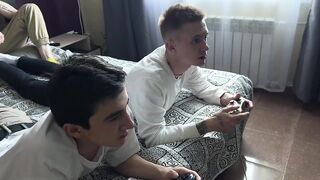 Together with My Stepfather, I Fuck My Console-playing Friends - 2 image