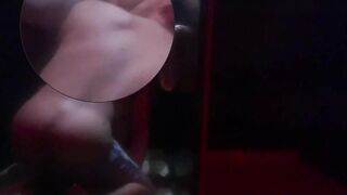 Twink and hung guy caught having fun in darkroom and through gloryhole - FREE VERSION - 10 image