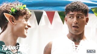TWINKPOP - Elf Twink Danny Fantasy Rides Kenzo Alvarez After Getting Fucked In The Stocks At The Fair - 1 image