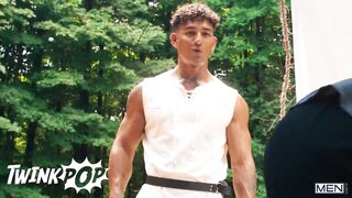 TWINKPOP - Elf Twink Danny Fantasy Rides Kenzo Alvarez After Getting Fucked In The Stocks At The Fair - 2 image