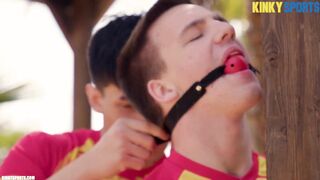 Football twinks player bareback and feet fetish bdsm outdoor - 4 image