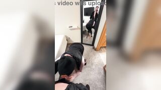 Huge Boobs Hot MILF Anal Play and Blowjob Christmas Eve