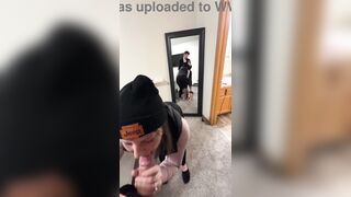 Huge Boobs Hot MILF Anal Play and Blowjob Christmas Eve