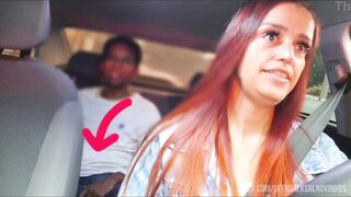 Female ride-share driver catches passenger masturbating from behind!