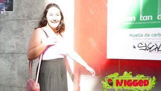 ANAL TEST!! Desperate curvy babe Gigi Lust faces her first BIG BLACK COCK!