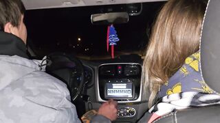 A double blowjob in my friend's car DIRTY MORBID GIRLS - 2 image