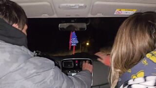 A double blowjob in my friend's car DIRTY MORBID GIRLS - 3 image