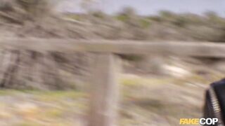 I Found Her on a NUDIST BEACH and Fucked her - Fake Cop