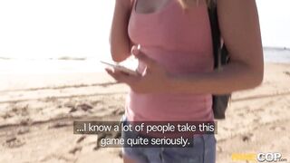 I Found Her on a NUDIST BEACH and Fucked her - Fake Cop - 3 image