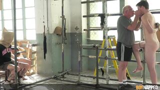 Master Doms And Three Twinks Part 2: Nipple Torment And Cock Strokes