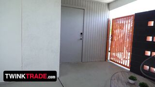 Shocked Stepdads Discover That Their Stepsons Are Not That Innocent Anymore - TwinkTrade Foursome - 3 image