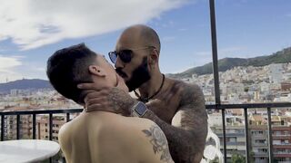 Brazilian Gostoso and Twink at the Terrace