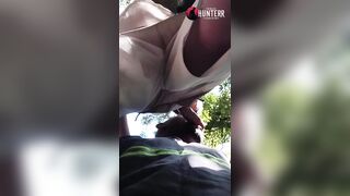 Twink with the pink dick made me suck him in the park and came all over my arm. - 4 image