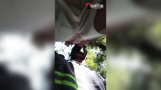 Twink with the pink dick made me suck him in the park and came all over my arm. - 6 image