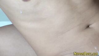 Japanese twink facialized - 13 image