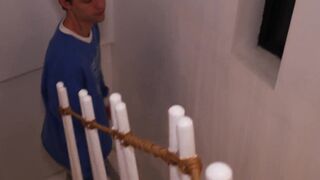 No62 Two Guys With Big Dicks Fuck a Twink's Tight Asshole - 1 image