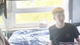 MASSIVE DICKED TWINK TRAIN MIRROR SPUNK SWAP