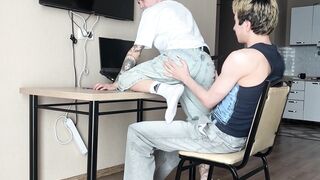 Twink Calls Stepbrother To Help With Homework Part 1 - 3 image