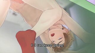 Watch as straight dude gets dominated by ugly anime doctor and receives a messy creampie