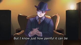 Watch as straight dude gets dominated by ugly anime doctor and receives a messy creampie