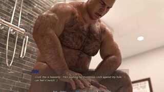 May Love's stepdaddy gives her a sloppy BJ in steamy shower & gets a huge cum load