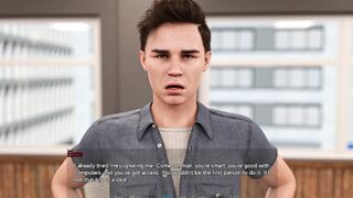 May Love's stepdaddy gives her a sloppy BJ in steamy shower & gets a huge cum load