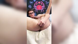 Watch skinny pornstar Twink Gapes destroy her own butt with a toy in POV
