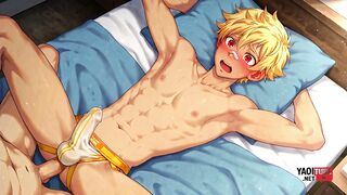 Watch Asian Jock Yaoi and Leo Mendez in uncensored Japanese anime game and cosplay video - 10 image