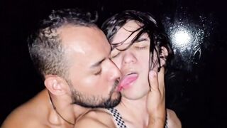 Watch as a lucky guy gets ruthlessly pounded in the gloryhole at Gloryhole by a hung dude