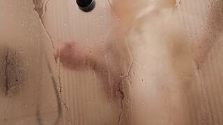 Stepdad pounds skinny young chick in shower like a pro