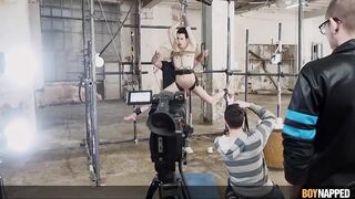 Master Dom's Twink Slave gets a taste of his creamy load in Boynapp-ed: Master Dom Totally Used His Sub Part 3