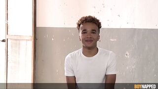 Master Dom's Twink Slave gets a taste of his creamy load in Boynapp-ed: Master Dom Totally Used His Sub Part 3