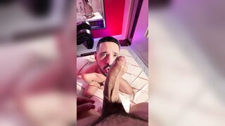 My friend's brother dominates me with his amazing cock & makes me swallow his load - 12 image