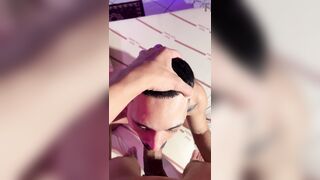 My friend's brother dominates me with his amazing cock & makes me swallow his load - 8 image