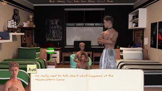 Watch me take on a new College roommate in Bound to College 4: I Got a New Twink as My Roommate! - 12 image